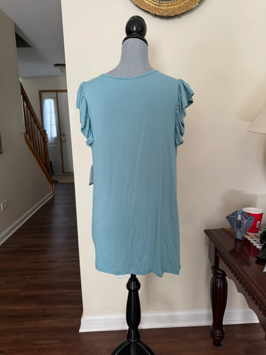 Time and Tru Maternity V-Neck Knot Front T-Shirt Size M - photo 2