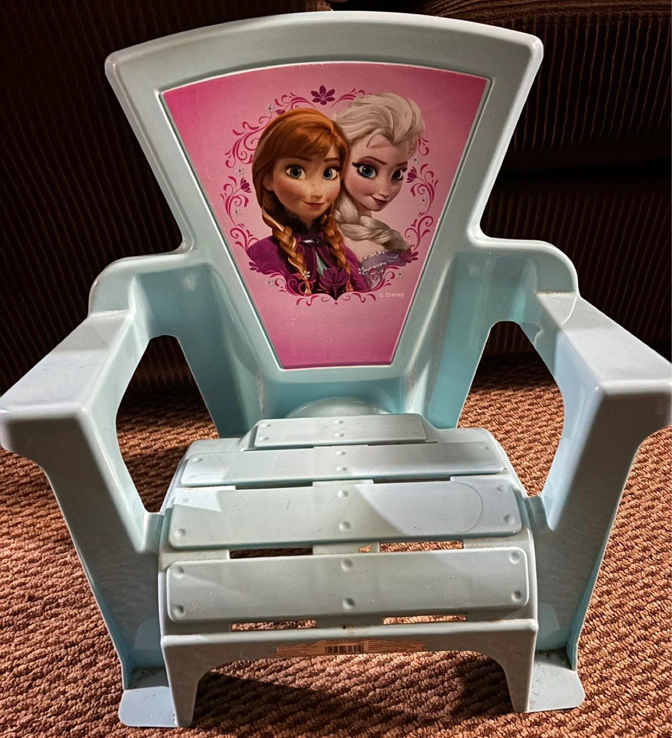 Disney Frozen Anna & Elsa Kids Plastic Chair