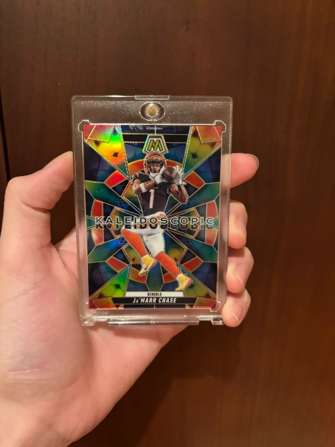 2025 Panini Mosaic Ja'Marr Chase "Kaleidoscopic" Case Hit - photo 5