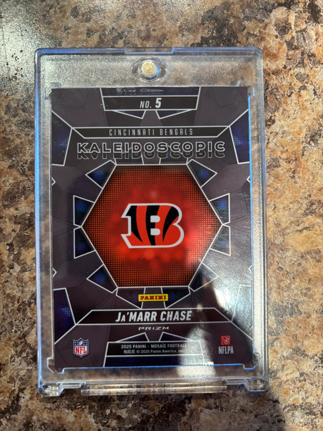 2025 Panini Mosaic Ja'Marr Chase "Kaleidoscopic" Case Hit - photo 2