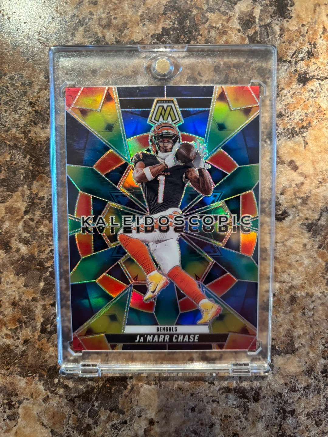 2025 Panini Mosaic Ja'Marr Chase "Kaleidoscopic" Case Hit - photo 3
