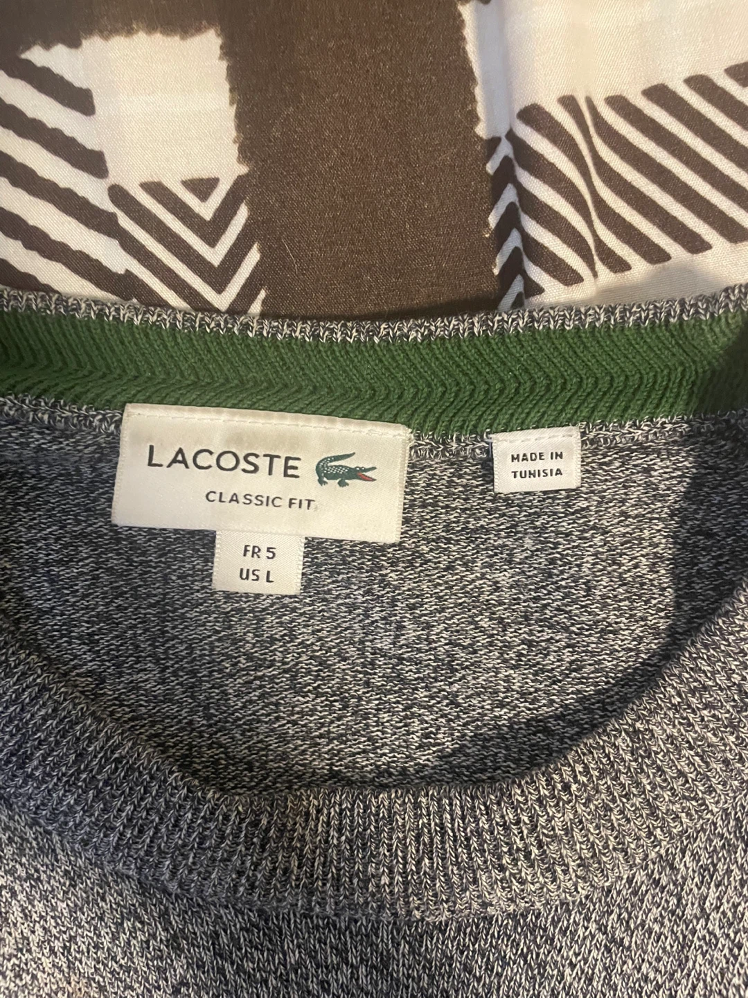 Lacoste Classic Fit Sweater - Grey - US L - photo 3