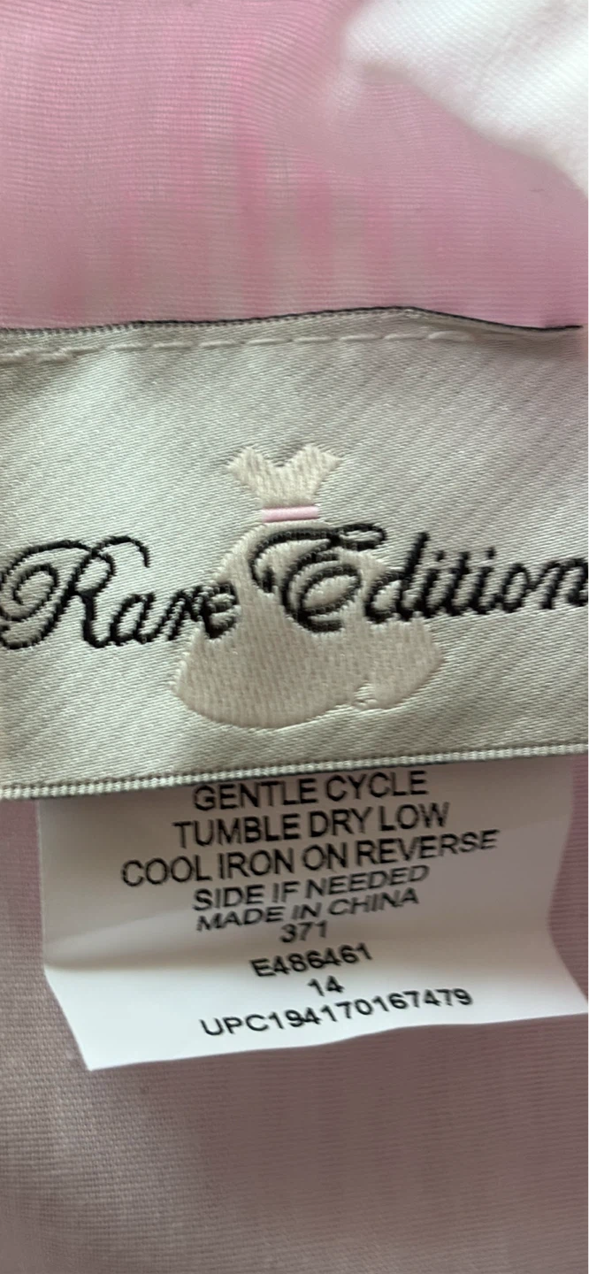 Rare Edition Girls Pink and Blue Seersucker Dress - photo 3