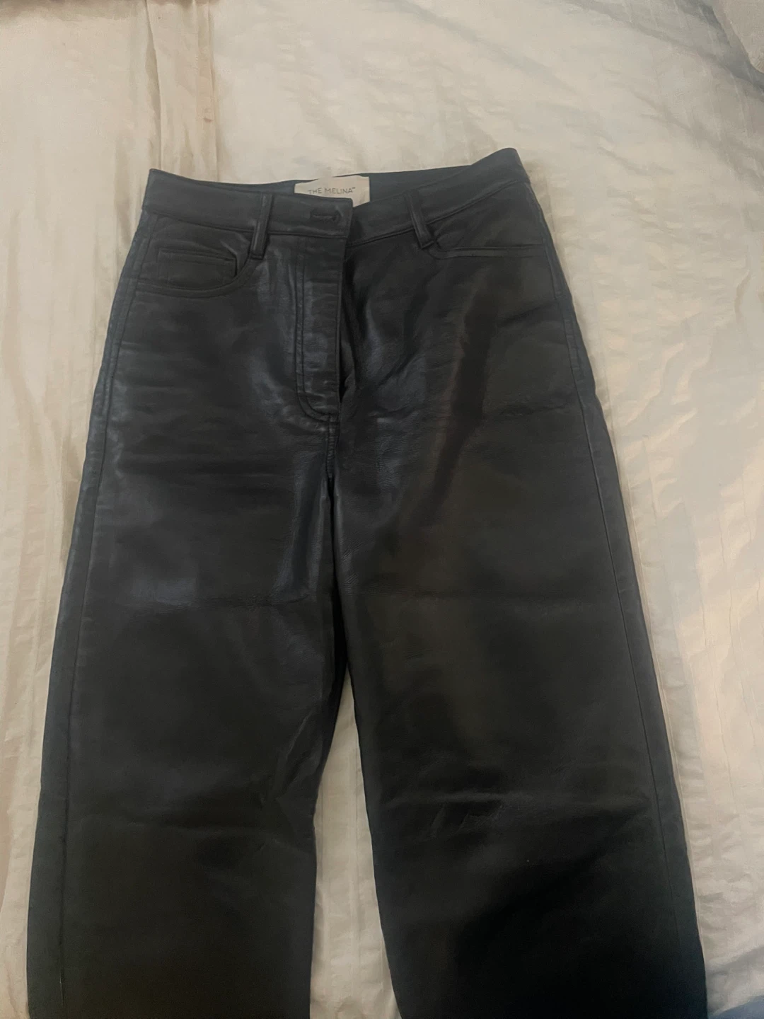 Wilfred The Melina Pants Black Faux Leather Size 0