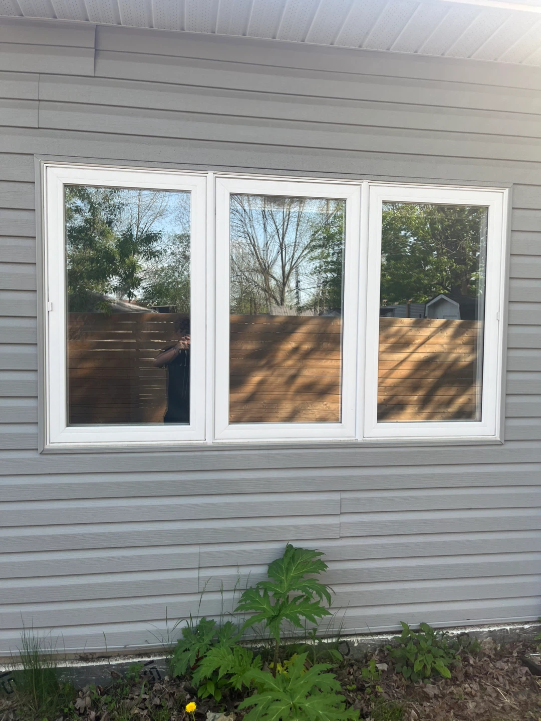 White Vinyl Window Frame