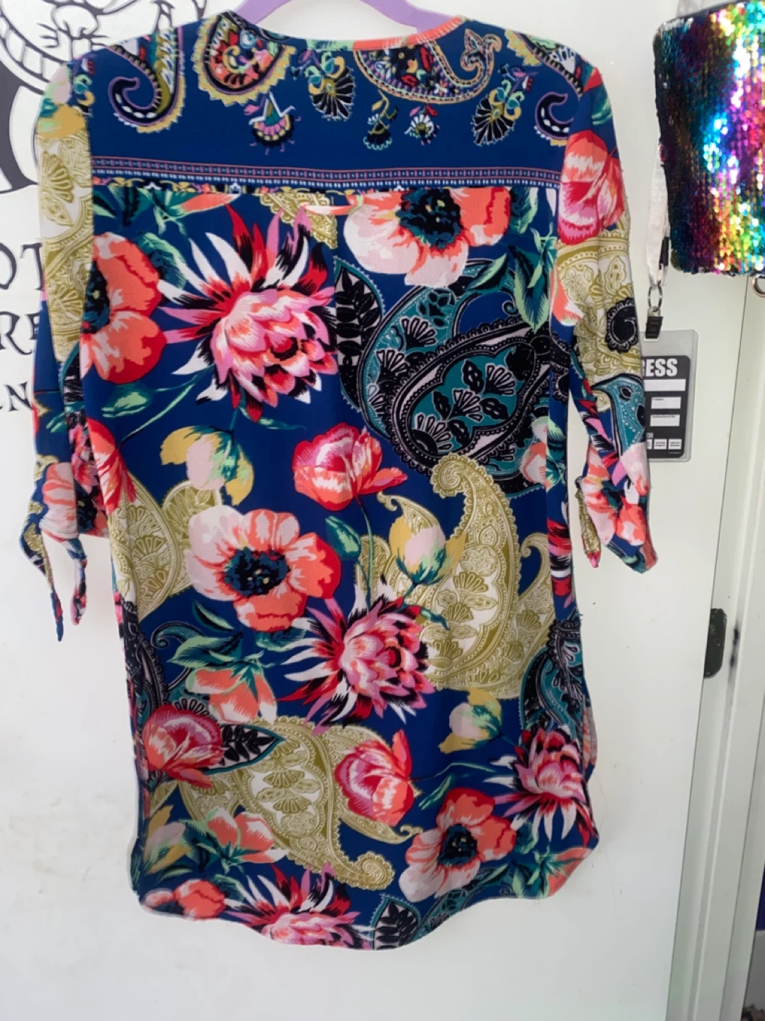 Fig & Flower Women's Floral Print Shirt Size S - photo 5