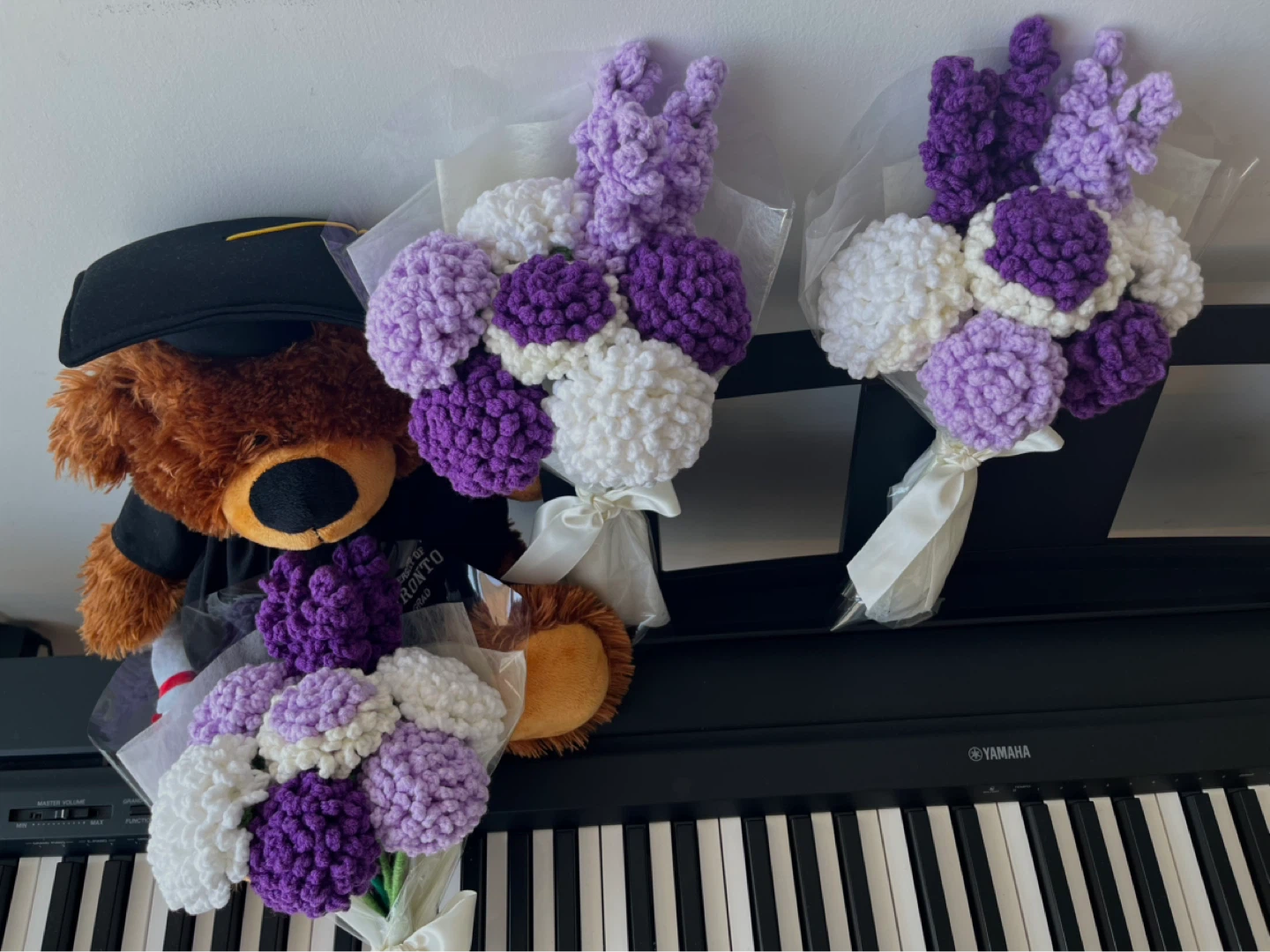 🎓Grad Bouquets - lavender & pong pong - photo 2