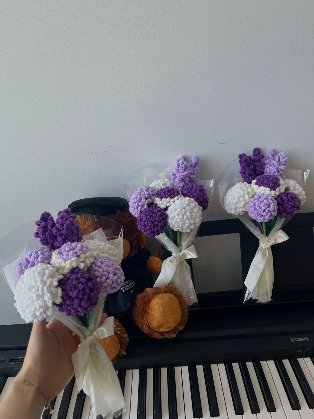 🎓Grad Bouquets - lavender & pong pong - photo 3