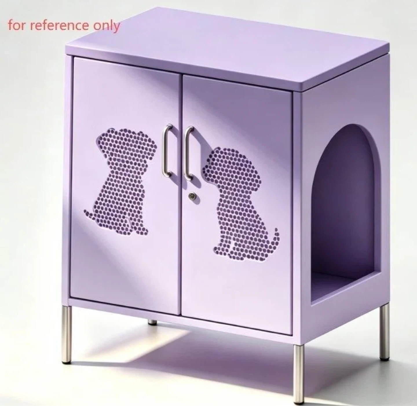 Purple Dog Crate End Table - photo 2