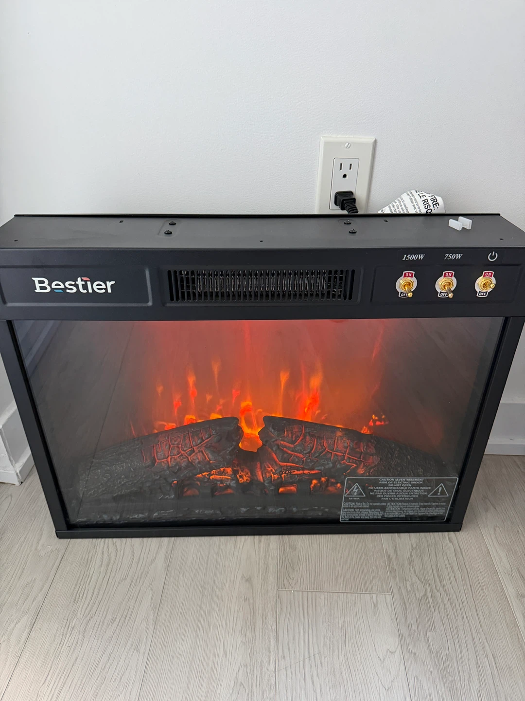 Bestier Electric Fireplace Heater - photo 2
