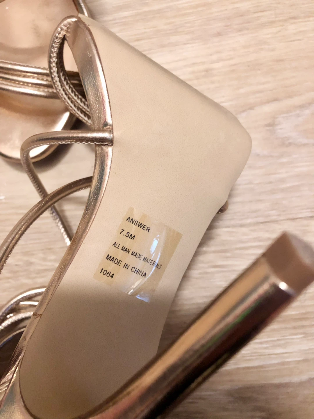 Steve Madden Gold Heels - photo 3