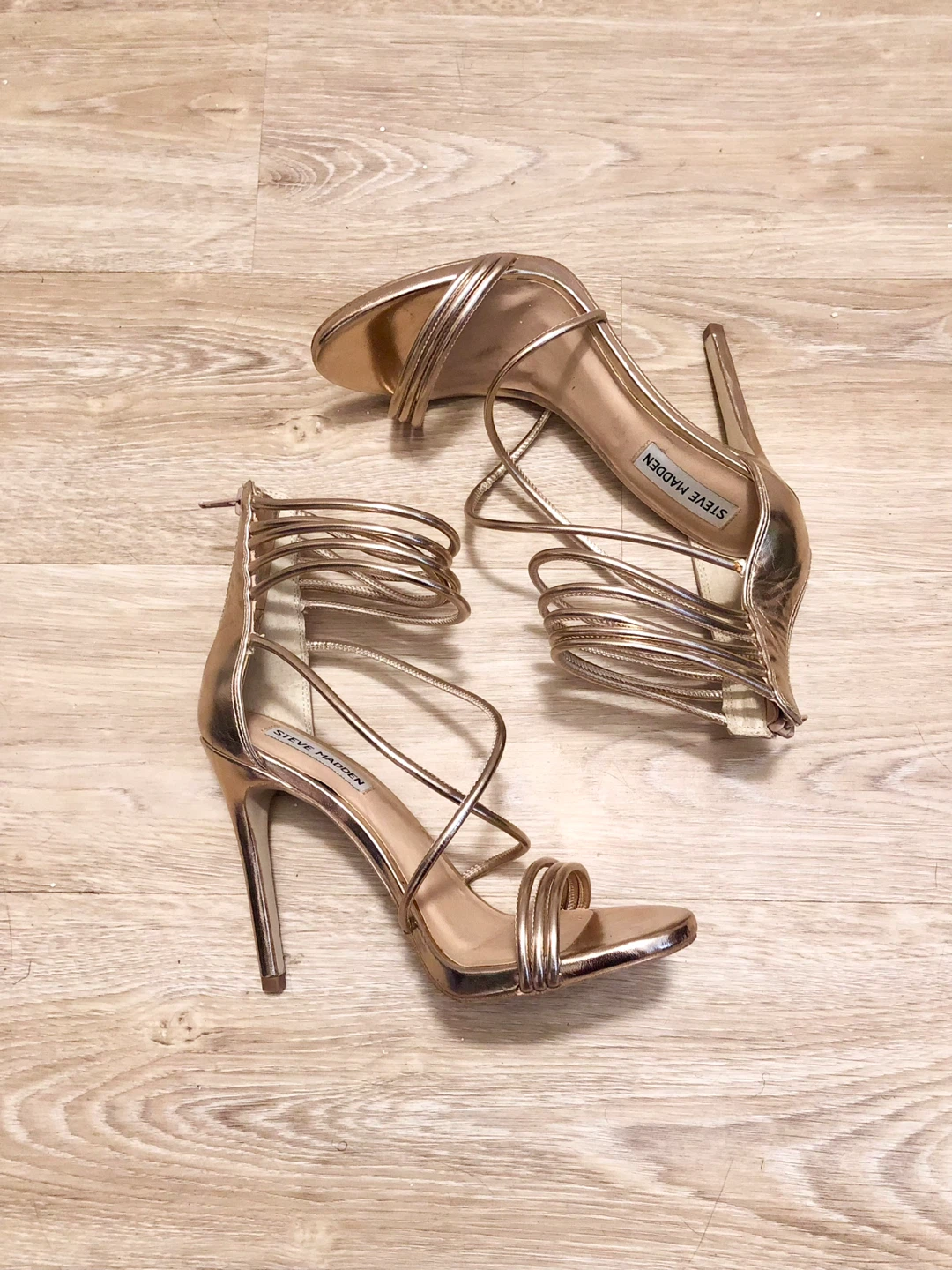 Steve Madden Gold Heels