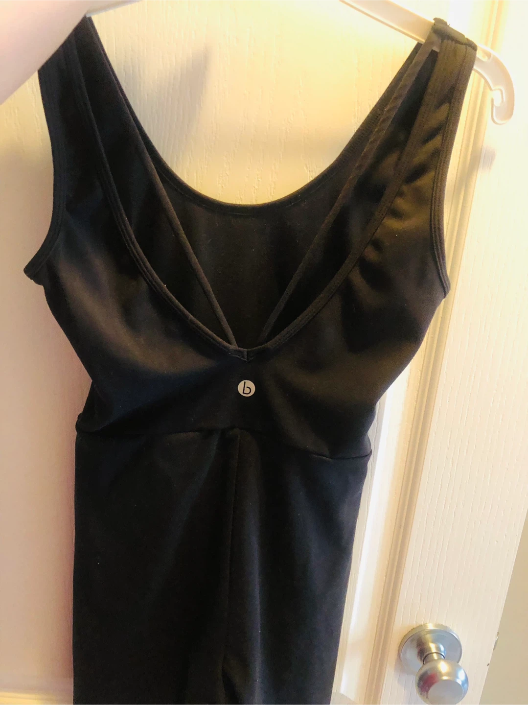 Body by Simone Black Leotard Romper XS