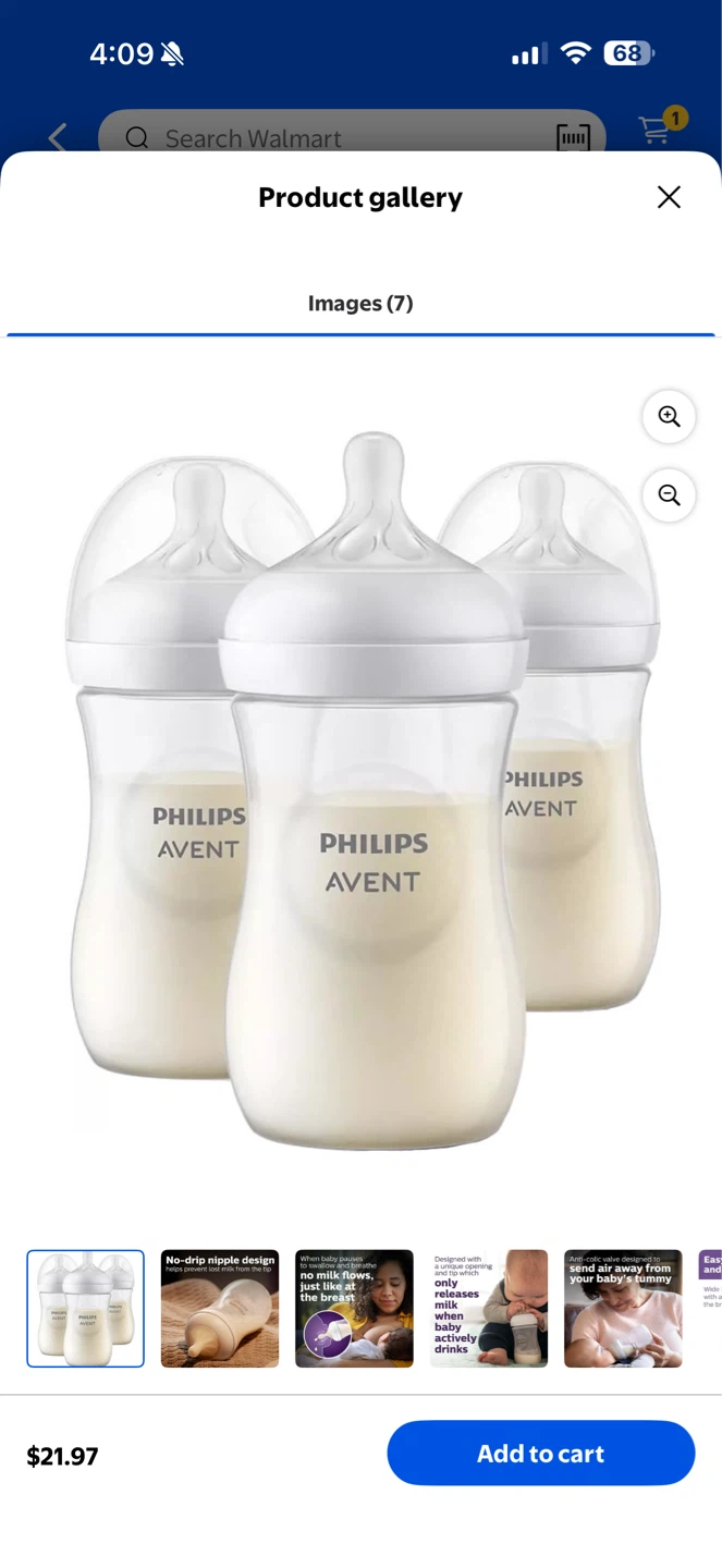 Bedside Bassinet and Philips Avent Baby Bottles - 3 Pack - photo 2