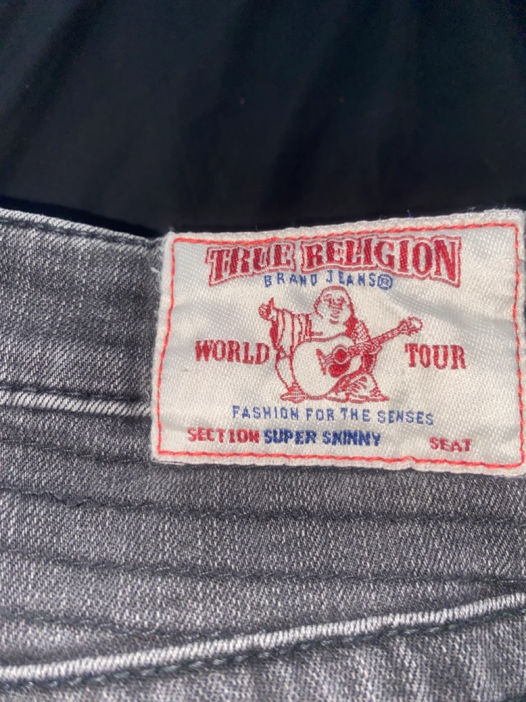 True Religion "World Tour" Super Skinny Jeans - Grey - photo 4