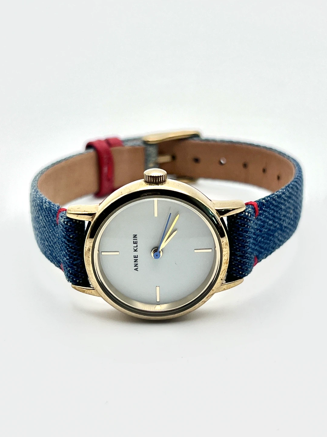 Anne Klein Women's Watch - Gold Tone Denim Band - photo 2