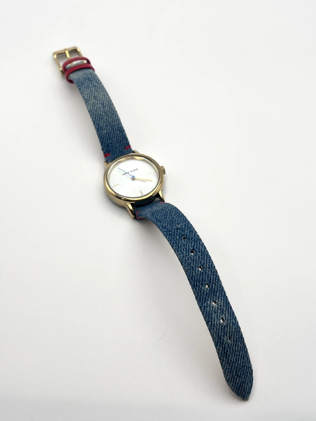 Anne Klein Women's Watch - Gold Tone Denim Band - photo 4
