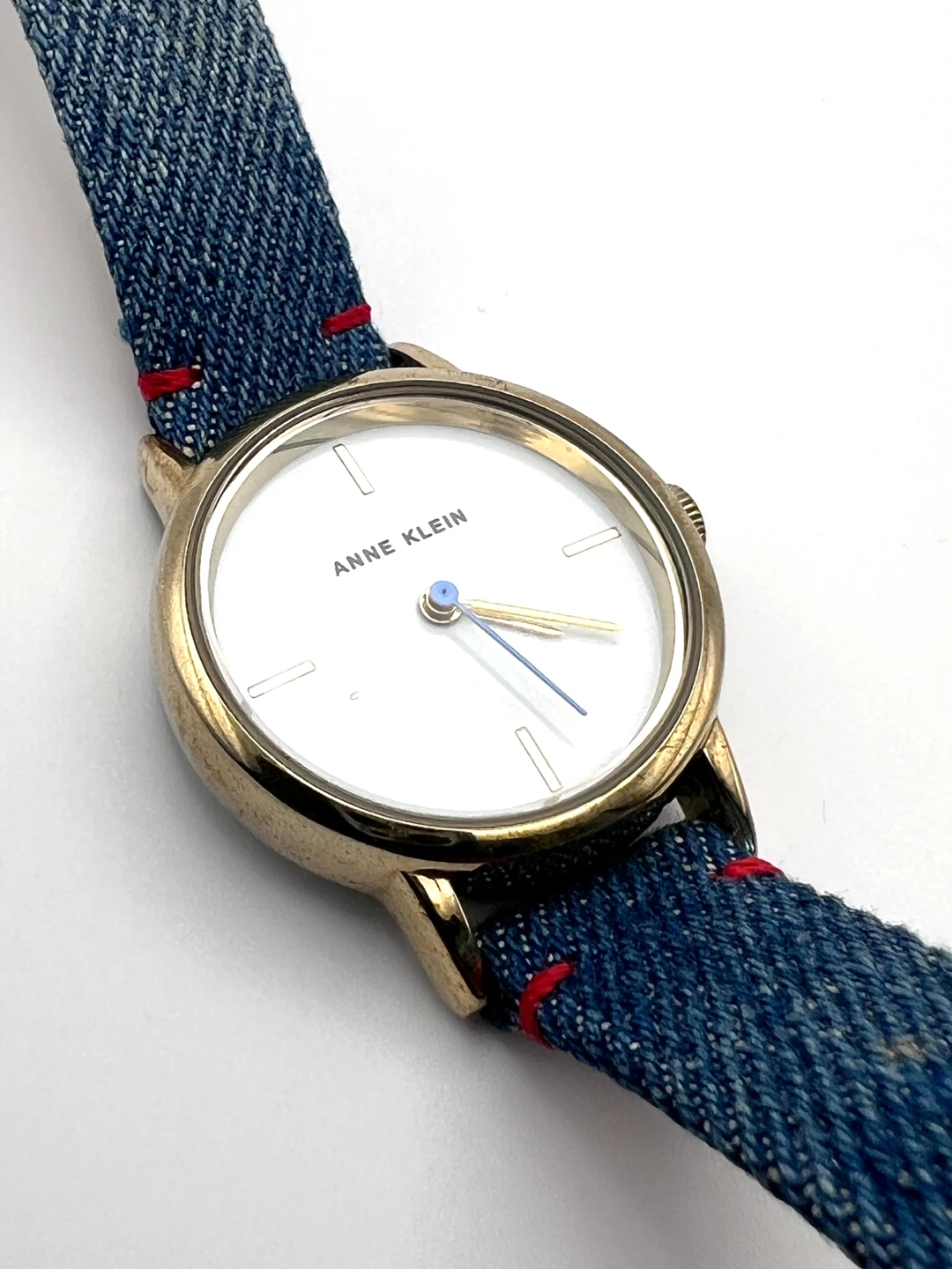 Anne Klein Women's Watch - Gold Tone Denim Band - photo 5