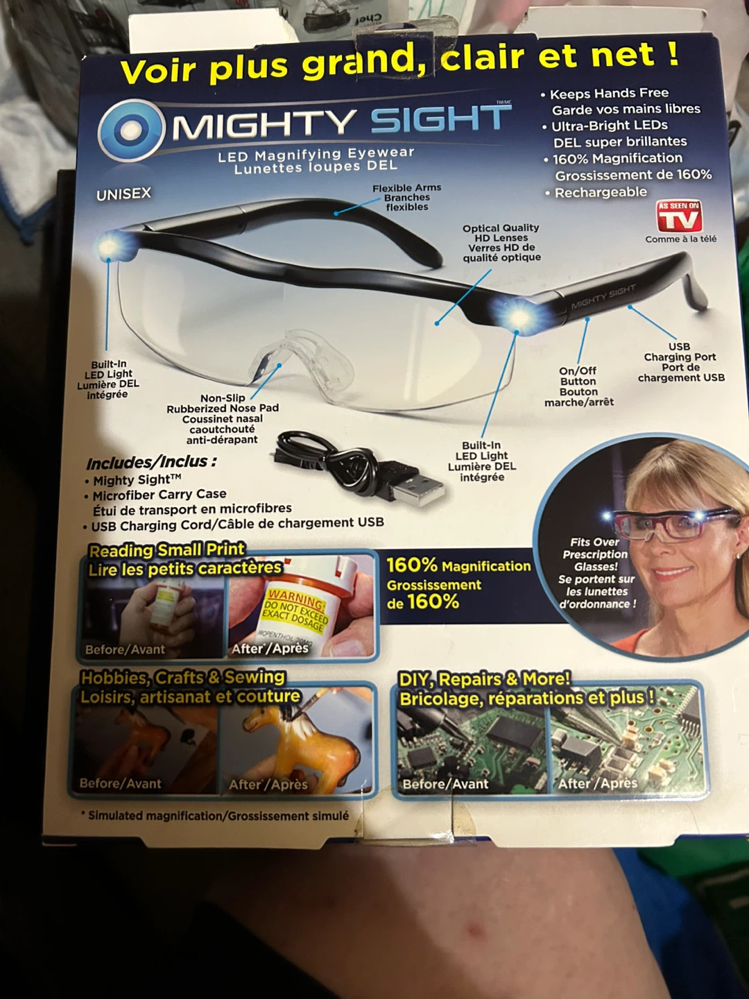 Mighty Sight LED Magnifying Eyewear - photo 2