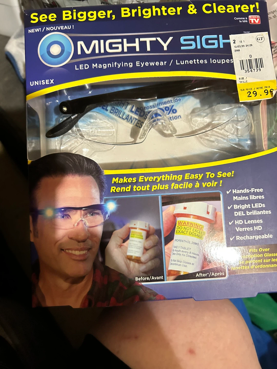 Mighty Sight LED Magnifying Eyewear