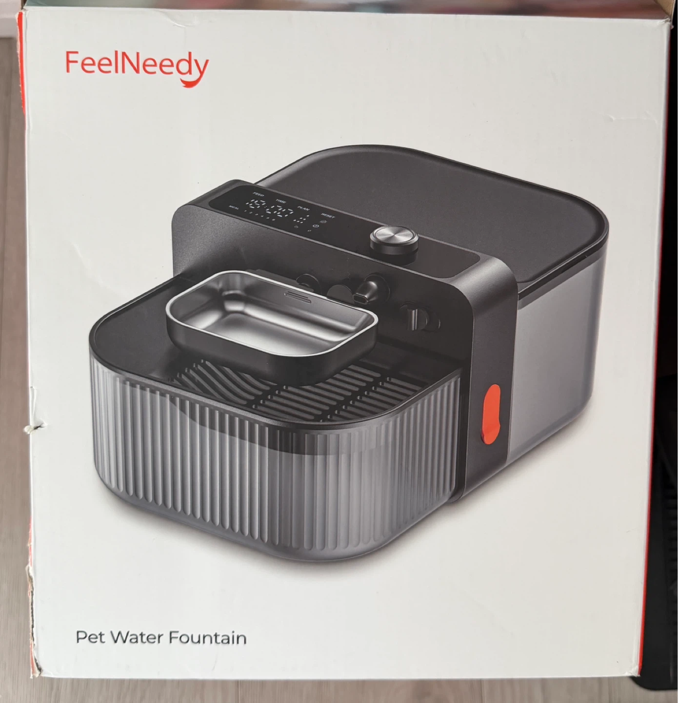 FeelNeedy Pet Water Fountain with 3000mAh Battery