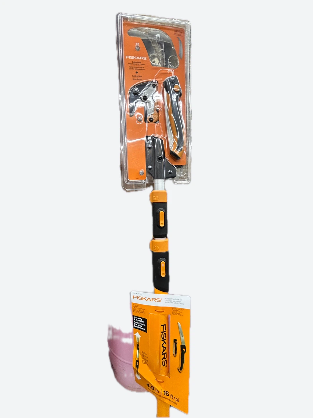 Fiskars 3-piece Tree Care Set with Pole Saw and Pruner - photo 5