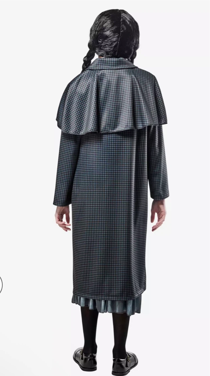 Wednesday Addams Child Costume Coat - Medium - photo 4