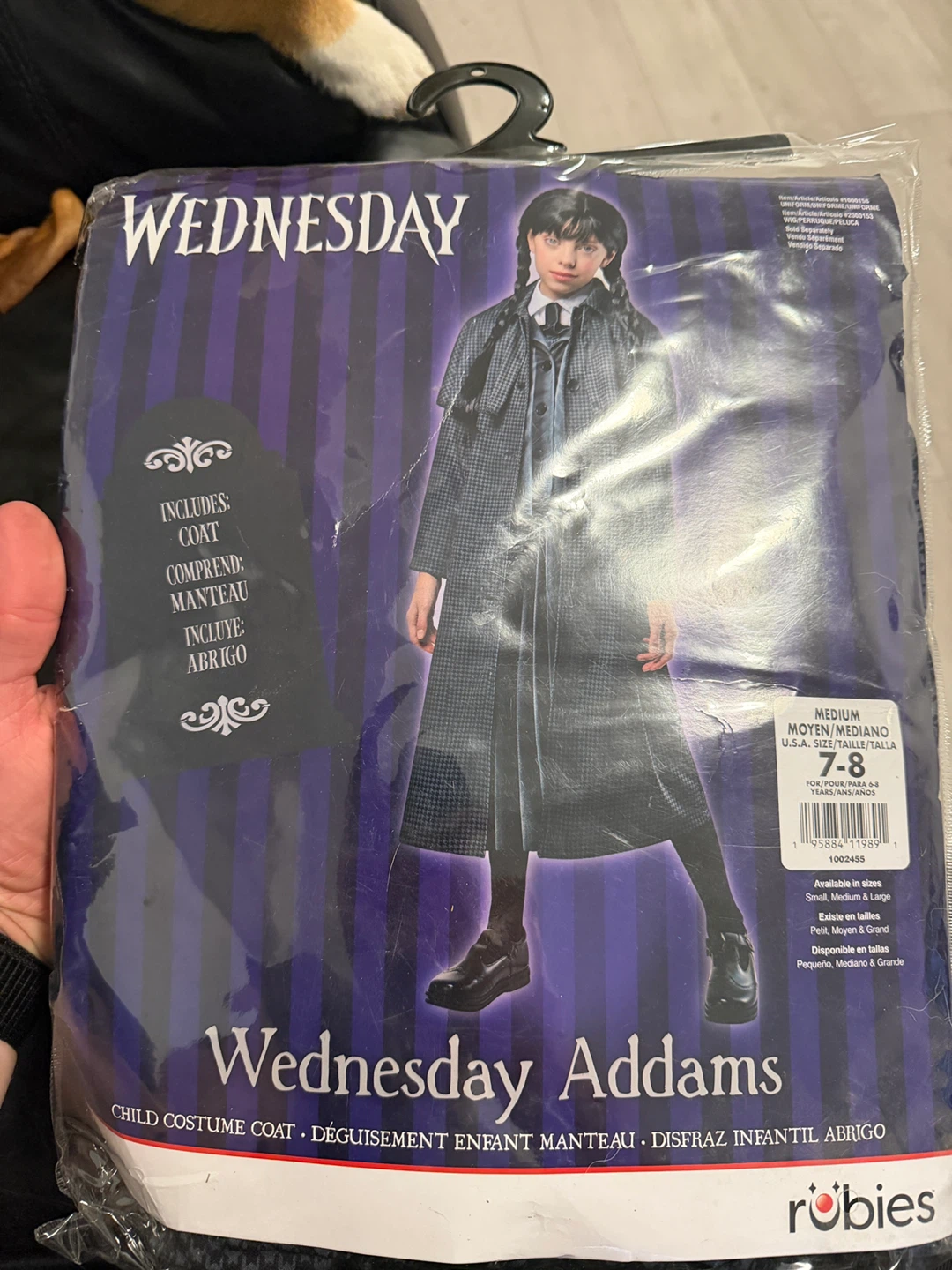 Wednesday Addams Child Costume Coat - Medium - photo 5