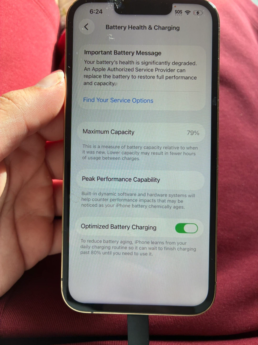 iPhone 13 Pro (Gold) - Cracked Back - photo 3