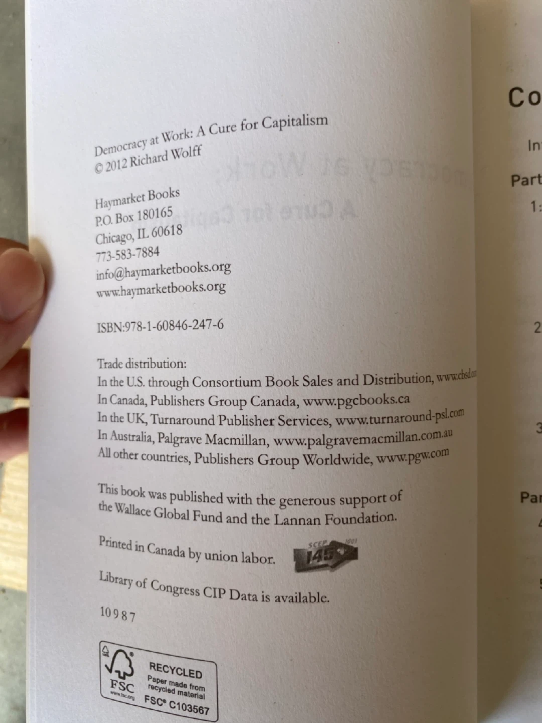 Democracy at Work: A Cure for Capitalism by Richard Wolff - photo 3