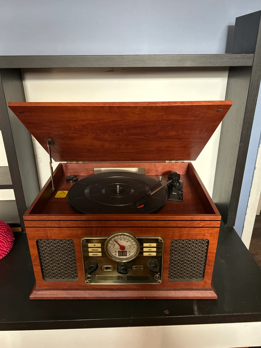 Record Player with Radio and Aux Input - photo 2
