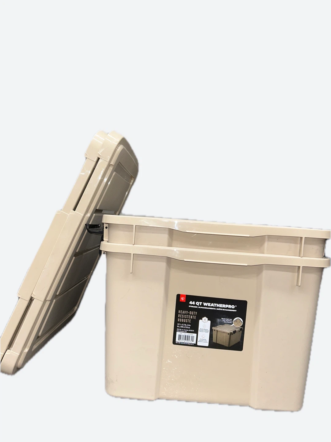 WEATHERPRO 44 Qt Heavy-Duty Storage Bin