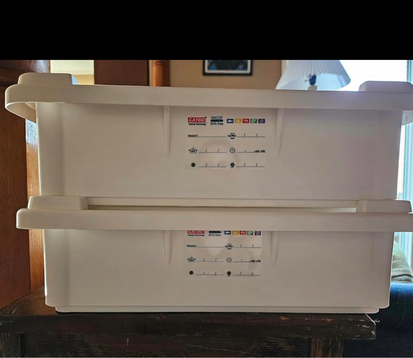 2-Pack Pizza Dough Proofing Box with Lid - photo 3