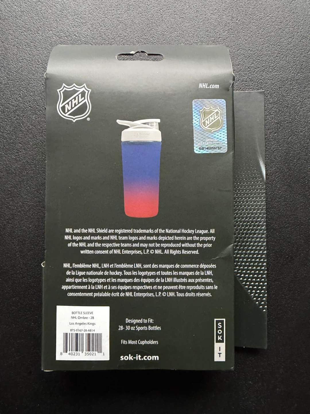 NHL Los Angeles Kings Reusable Cold Bottle Sleeve - photo 3