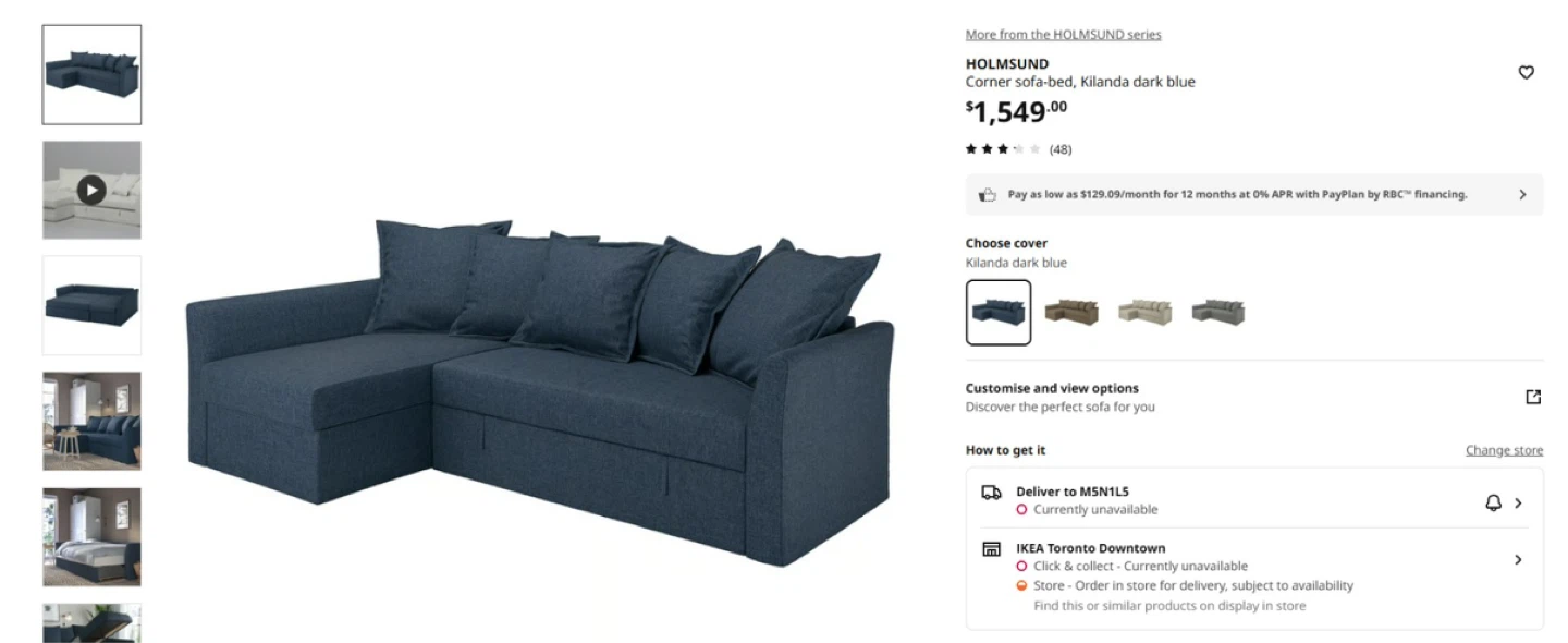 Light blue corner sofa-bed with lots of storage - photo 3
