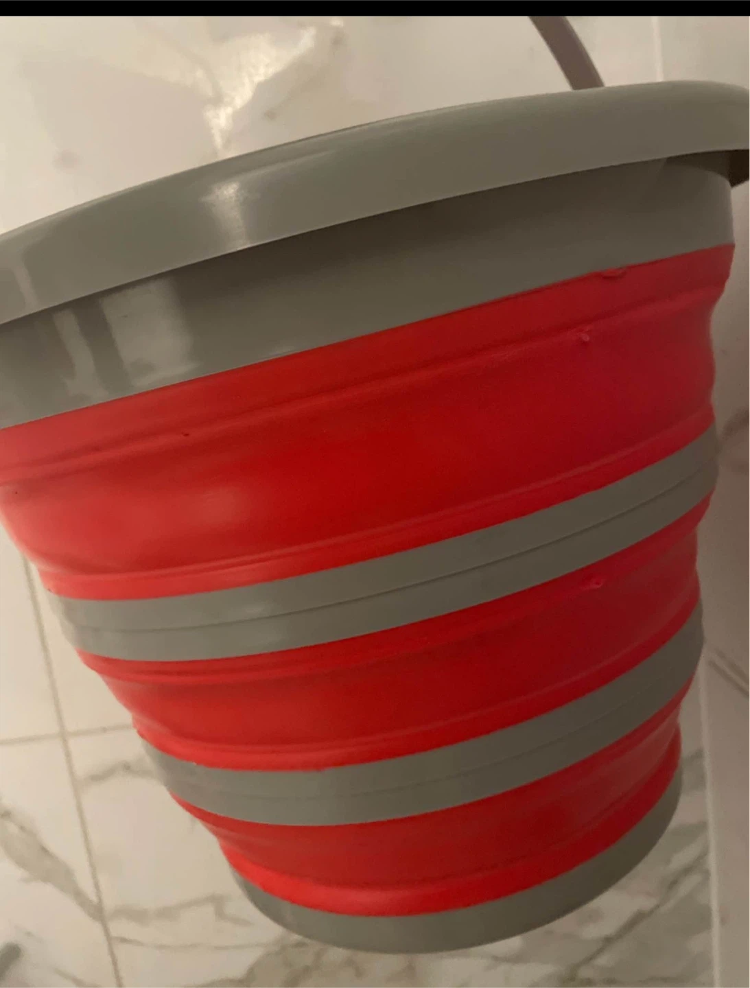 Collapsible Bucket 10L Red/Grey - photo 2