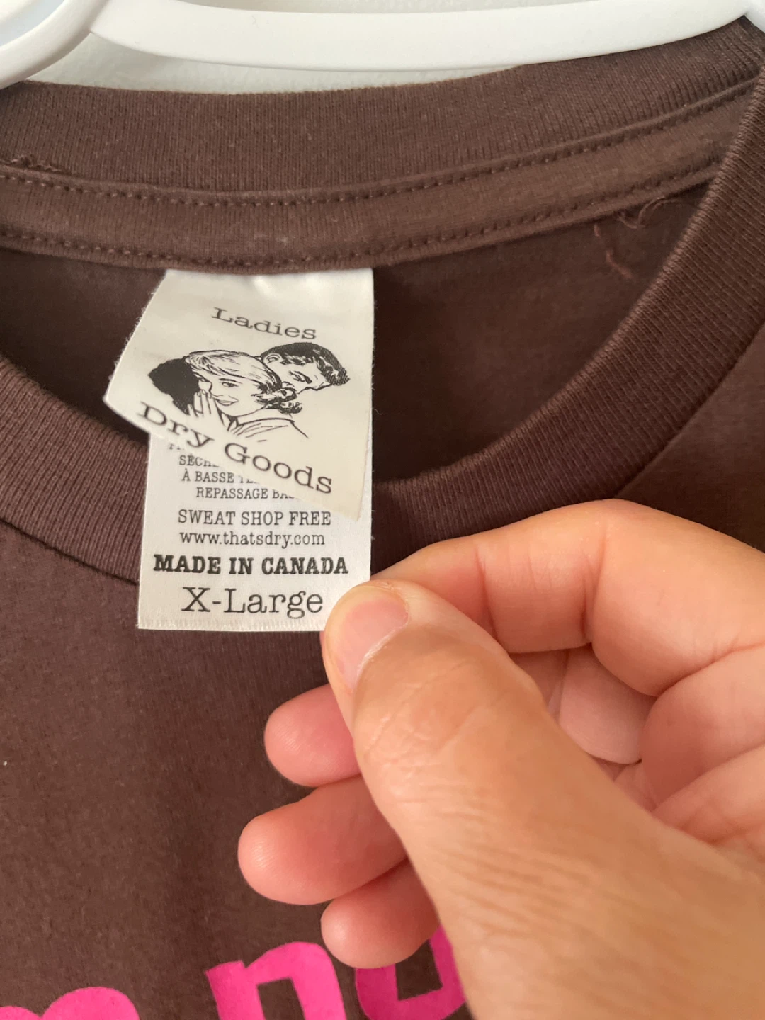 Dry Goods "I'm Not Lazy" T-Shirt X-Large Brown - photo 2