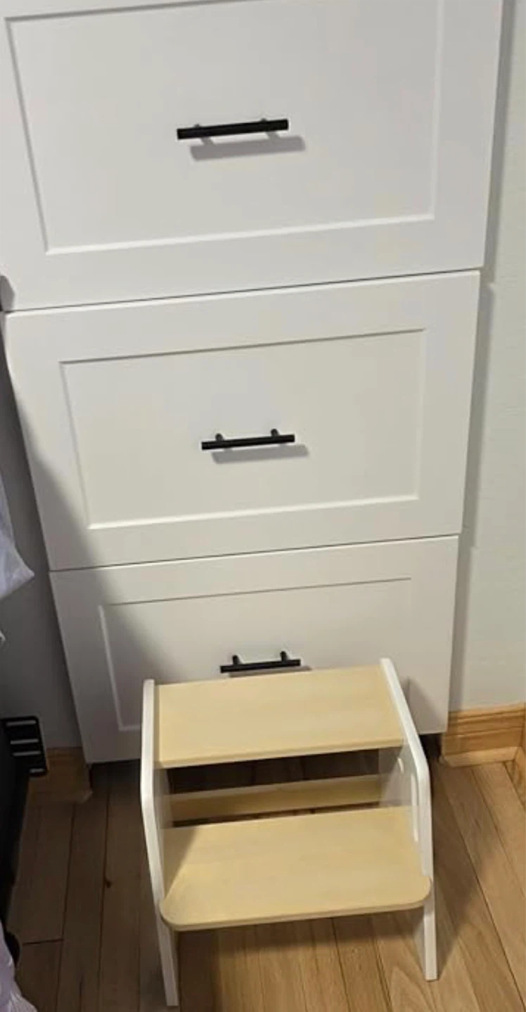 Toddler Wooden Step Stool, with Rounded Corners