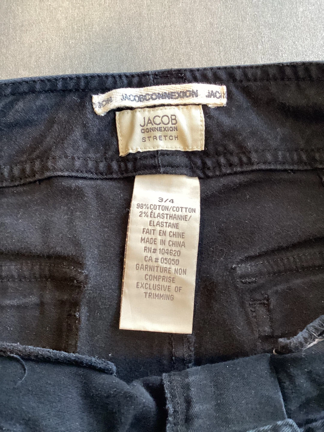 JACOB CONNEXION BLACK CAPRI - photo 3