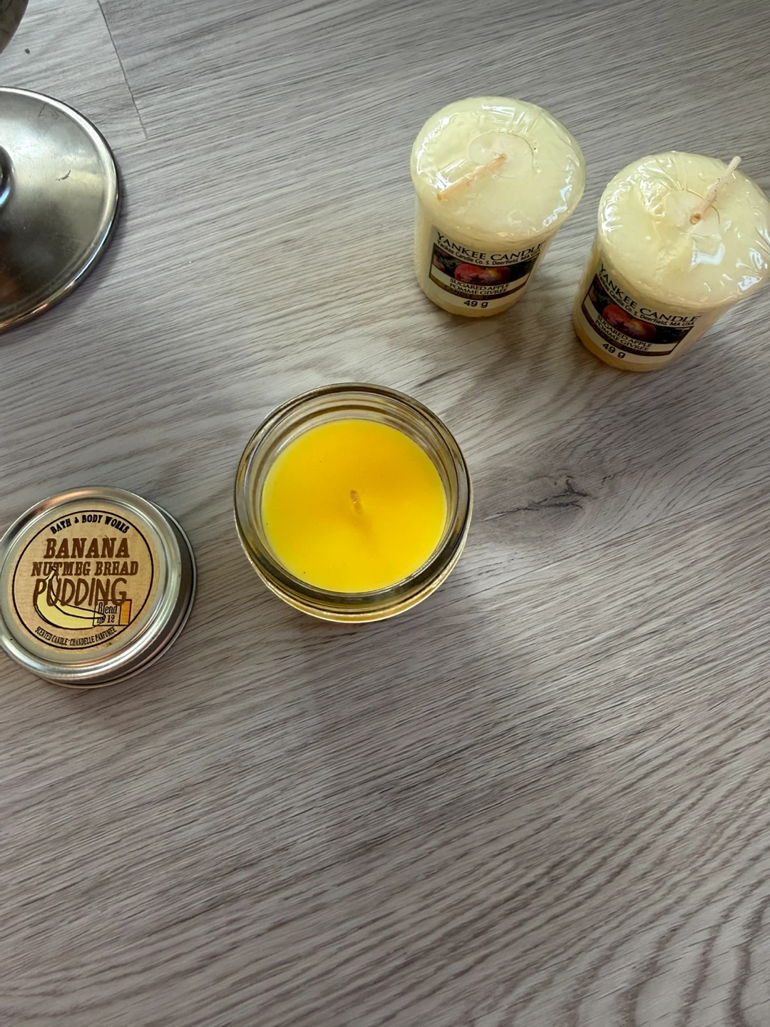 All new unburned candles and candle holder - photo 3