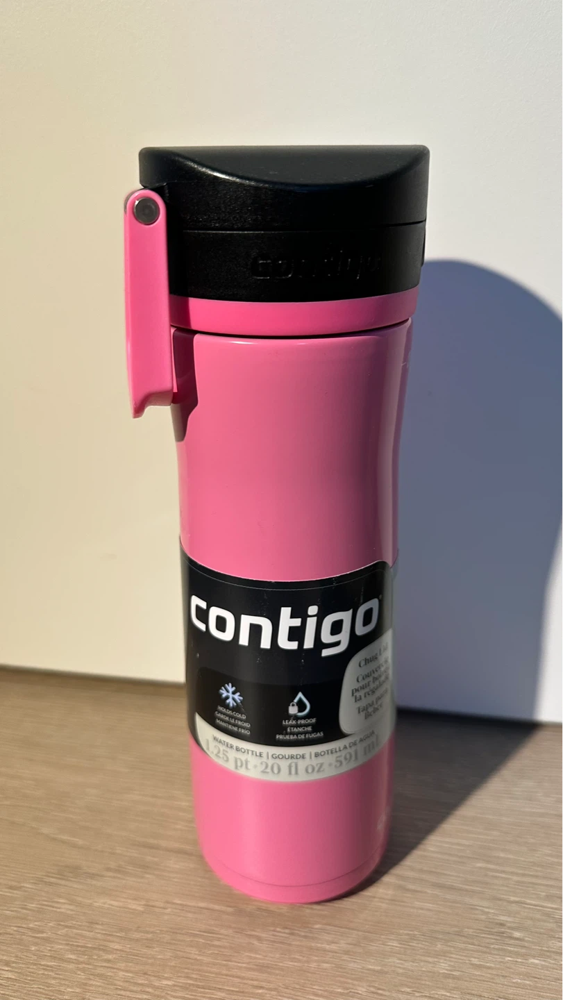 Contigo Jackson 20 oz Pink Water Bottle