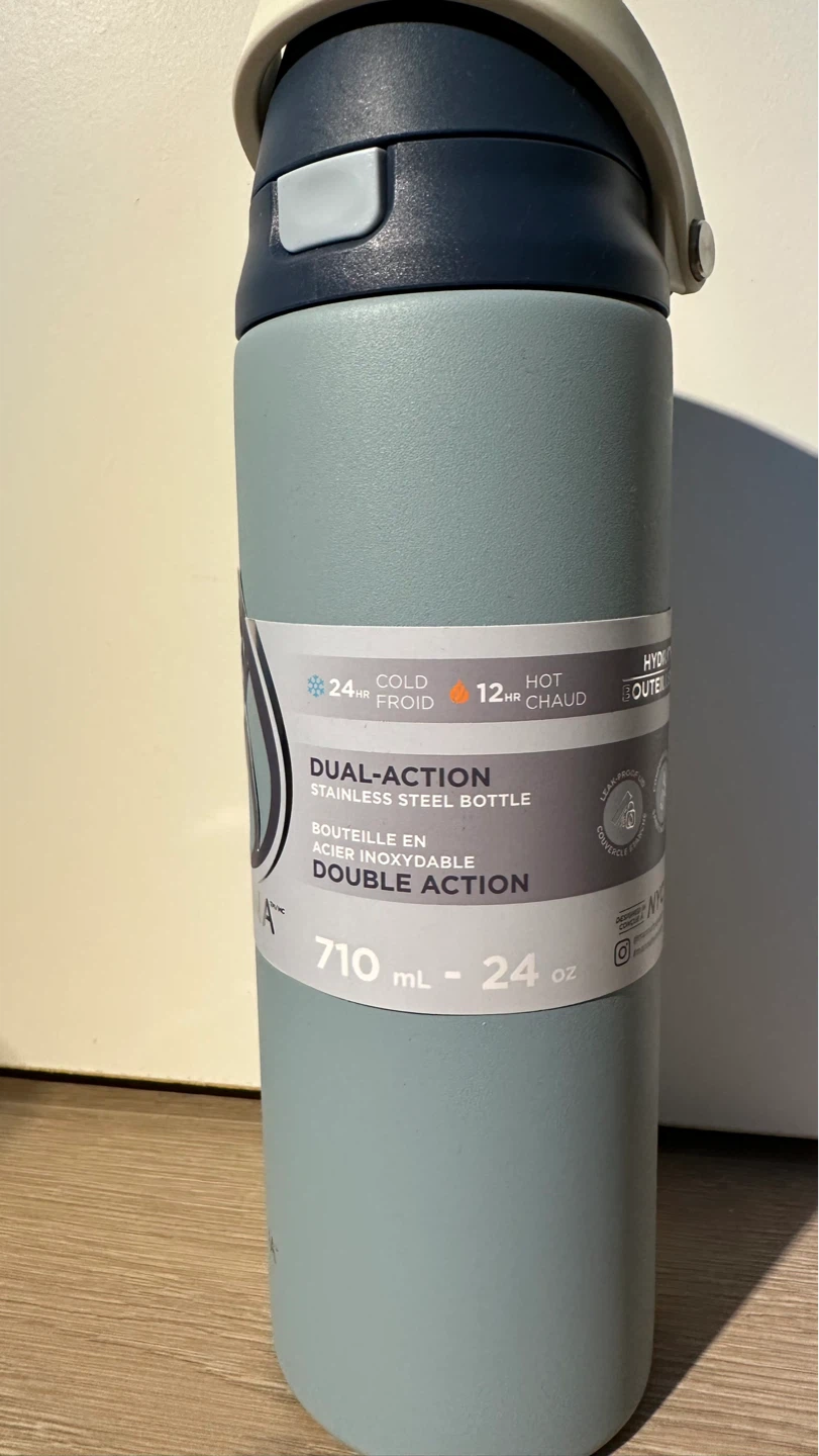 Manna Dual-Action Stainless Steel Water Bottle 710ml - photo 5
