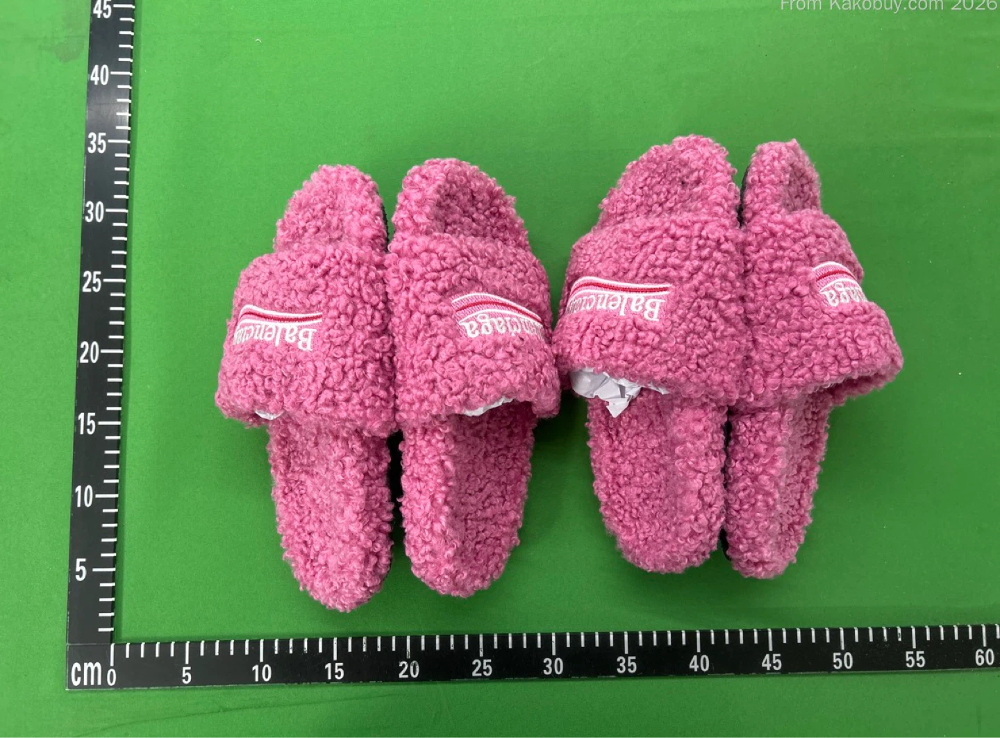 Balenciaga Pink Teddy Slippers - Size 40 - photo 3