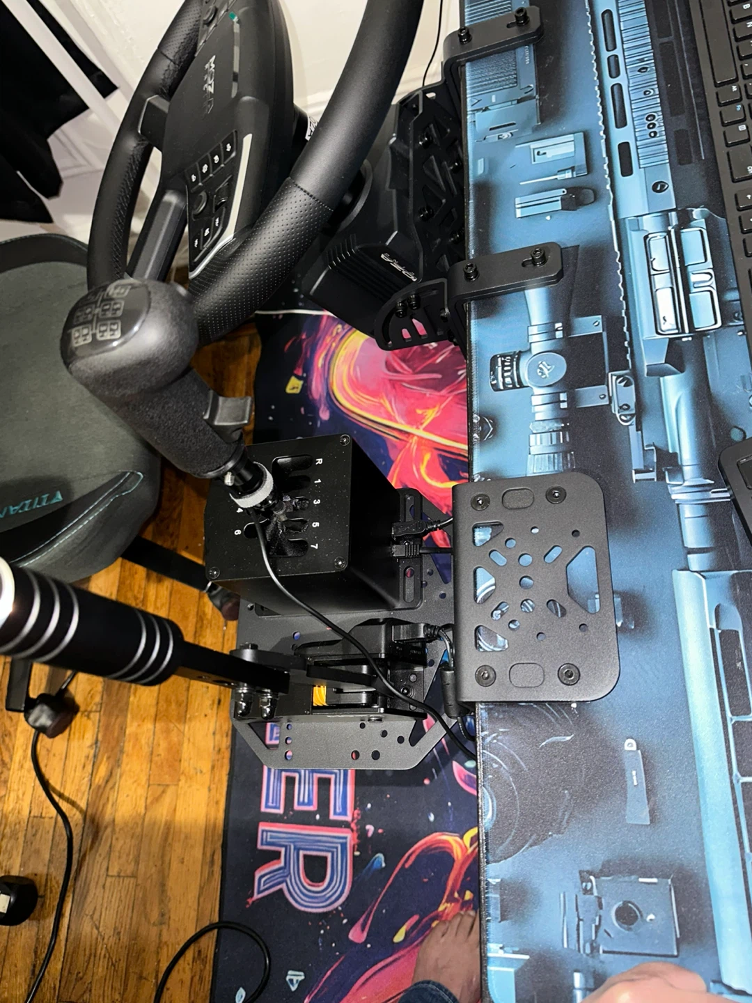 Moza Racing Steering Wheel, Shifter, and Pedals Set - photo 2