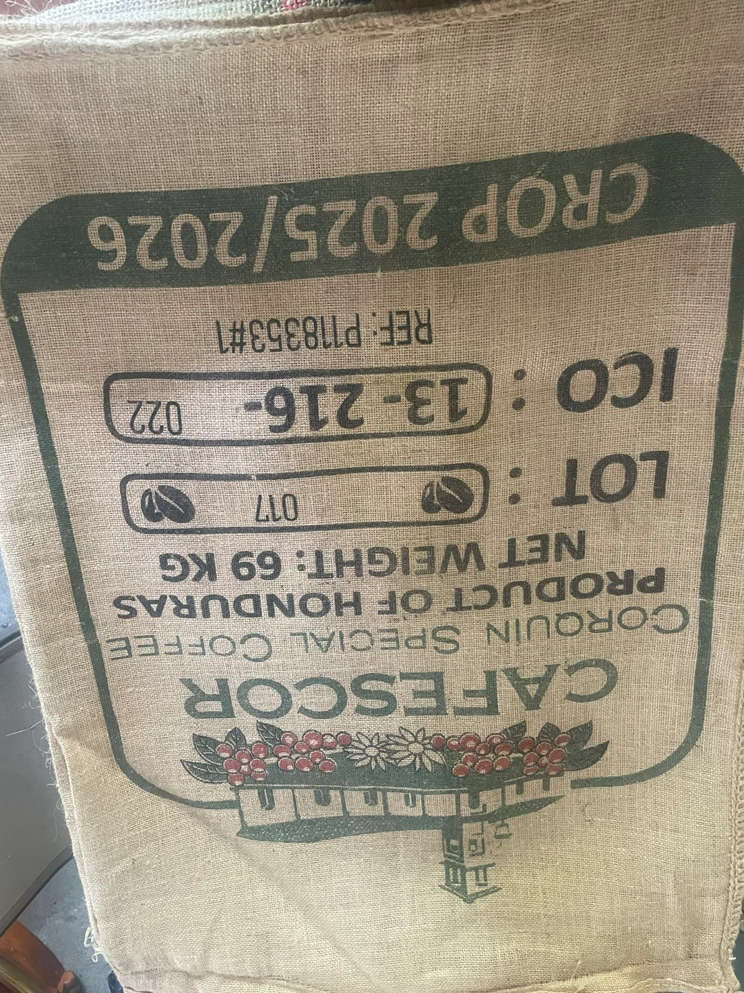 Cafes Do Brasil Jute Coffee Sack - Food Grade - photo 5