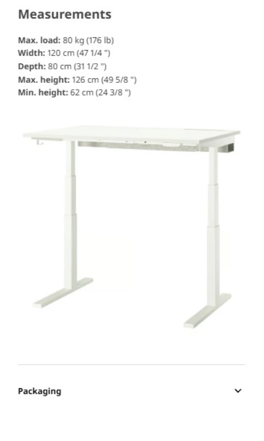 Adjustable Standing Desk - black - photo 2