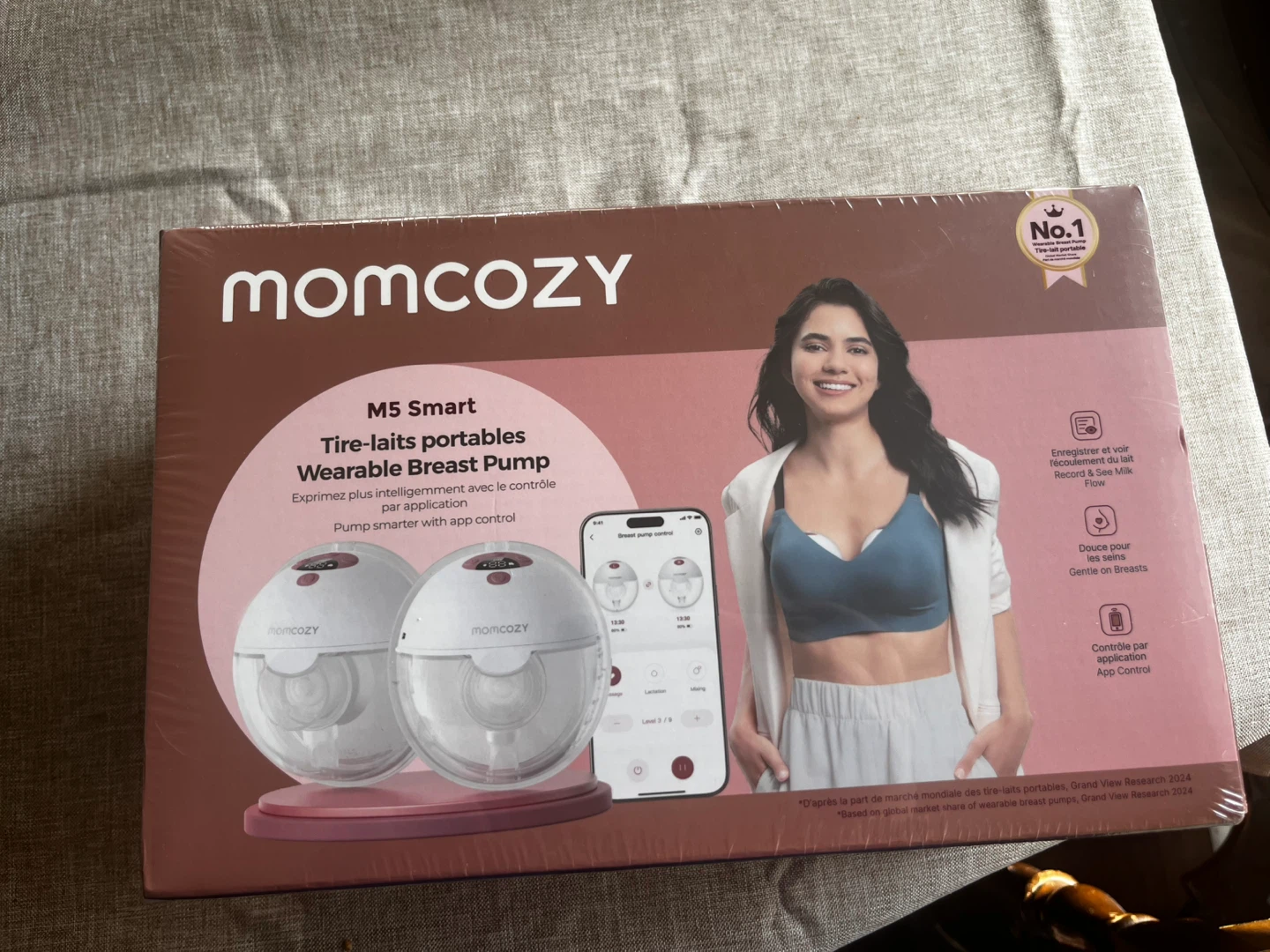 Momcozy M5 Smart Wearable Breast Pumps