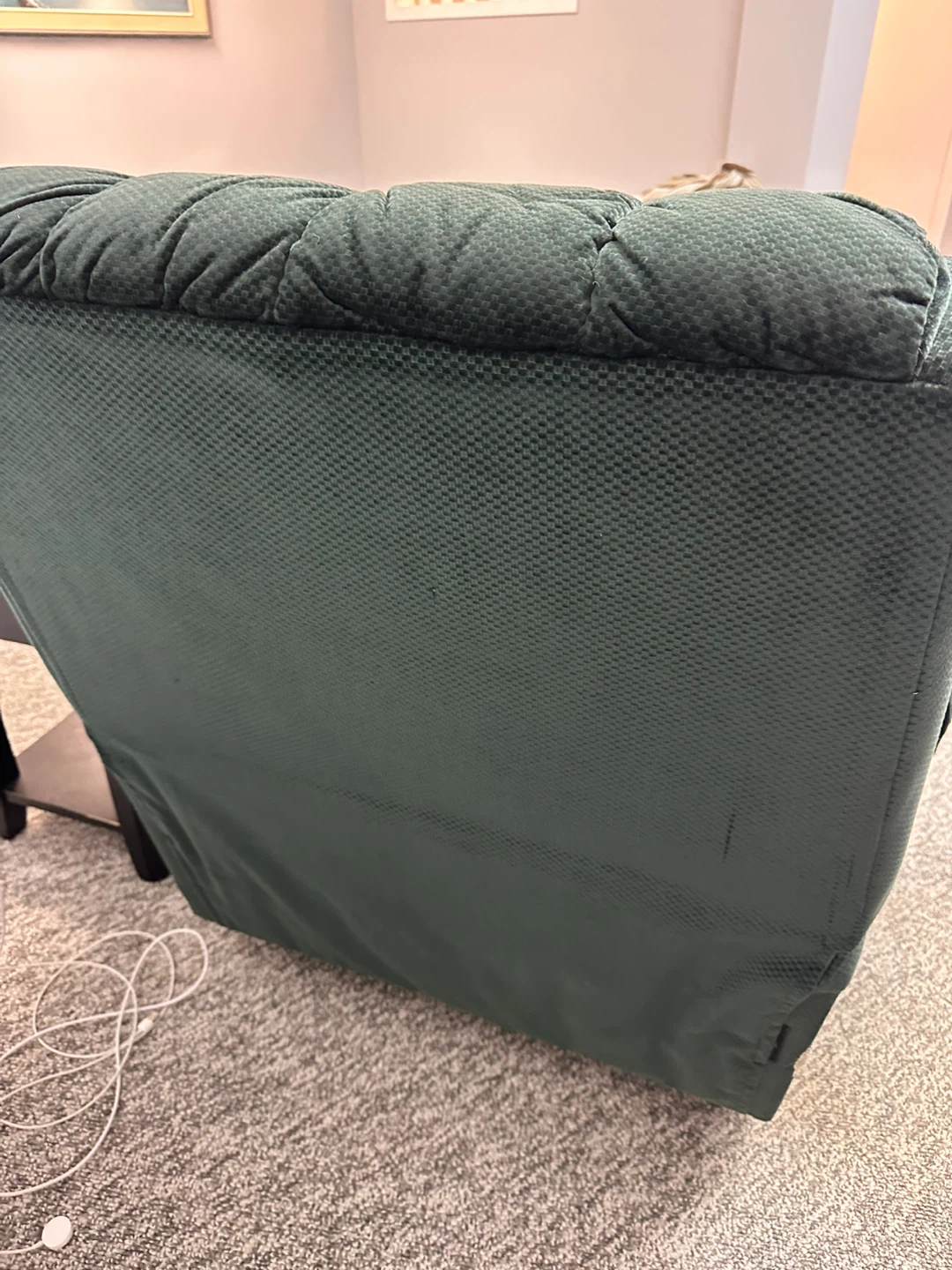 Hunter Green Recliner - photo 3