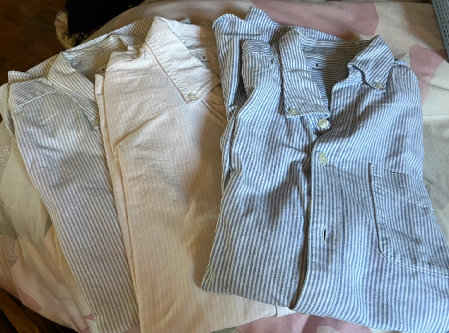 Lot of 3 Muji long sleeve button down