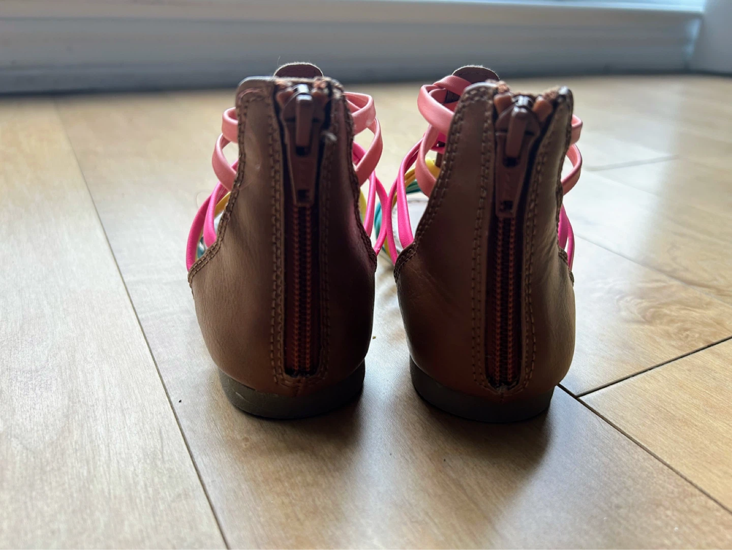 Size 13 - Girls Multi-Color Gladiator Sandals - photo 4